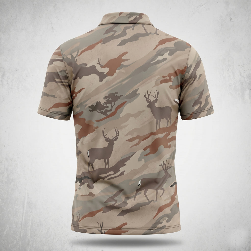 Mule Deer Hunting - Polo Shirt MDHPL1003