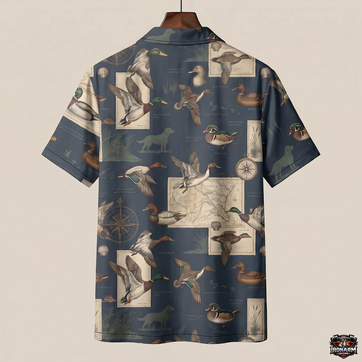 Mallard Paradise Collection - Hawaiian Shirt MPHS1006
