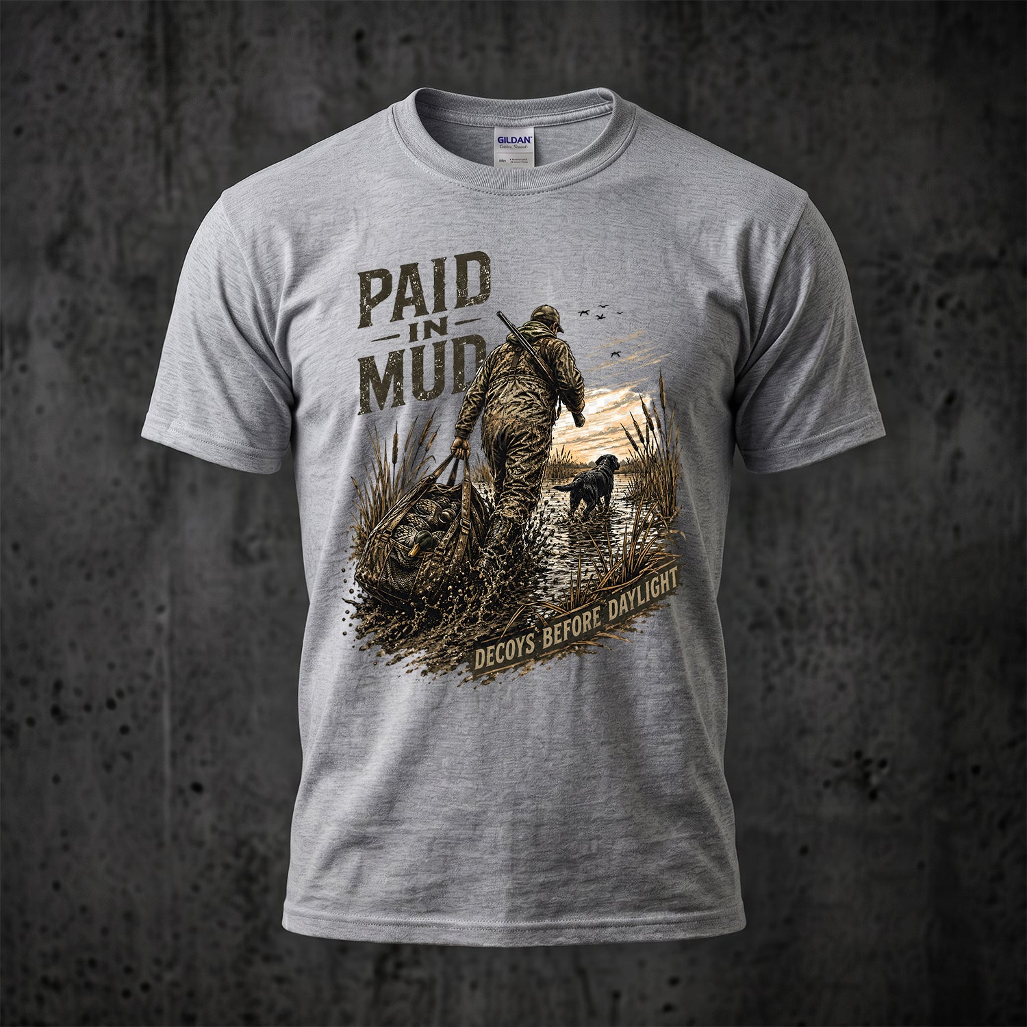 Duck Hunting - Outdoor Cotton T-Shirt DUCT1002