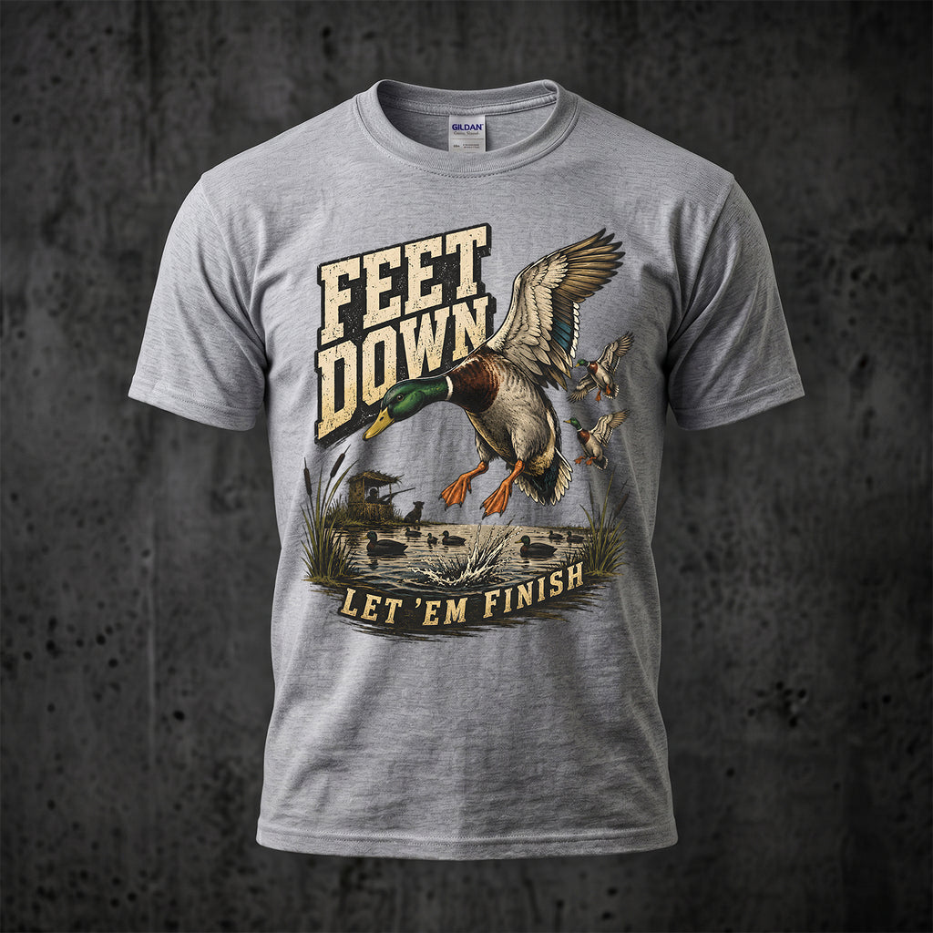 Duck Hunting - Outdoor Cotton T-Shirt DUCT1001
