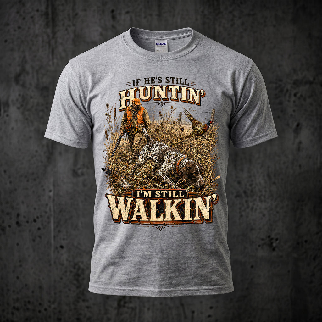 Upland Pheasant Hunting - Outdoor Cotton T-Shirt PHCT1030
