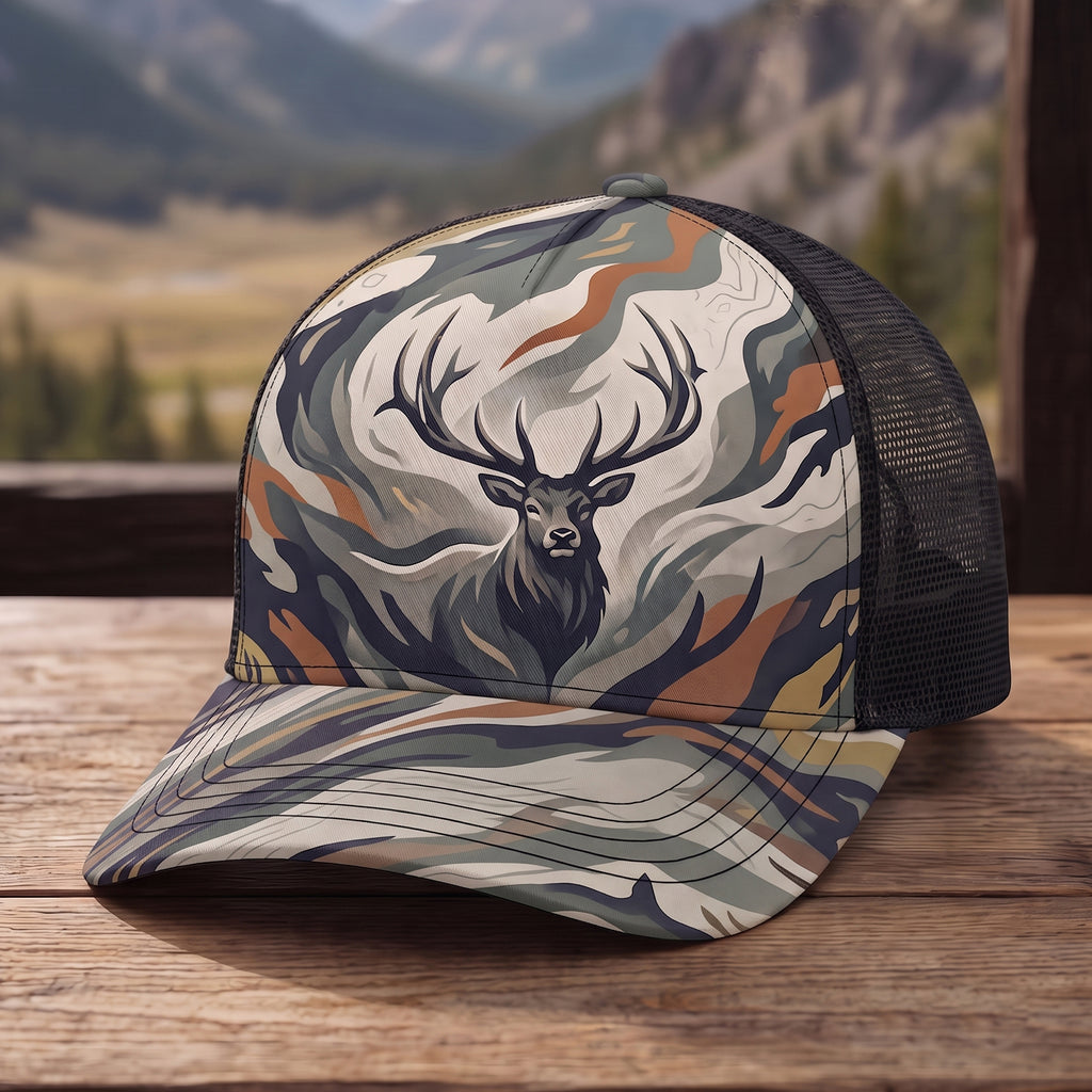 Elk Hunting - Outdoor Mesh Cap EHMC1003