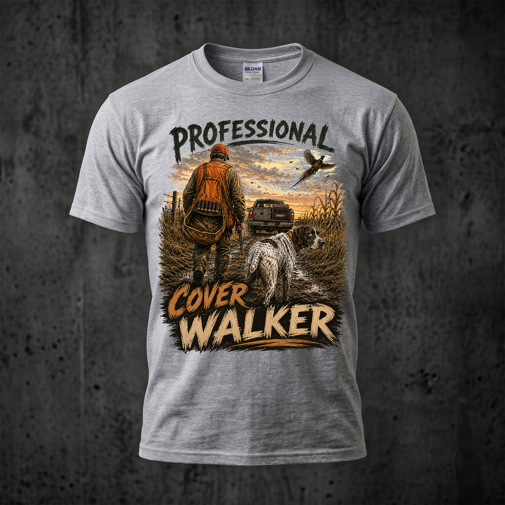 Upland Pheasant Hunting - Outdoor Cotton T-Shirt PHCT1031