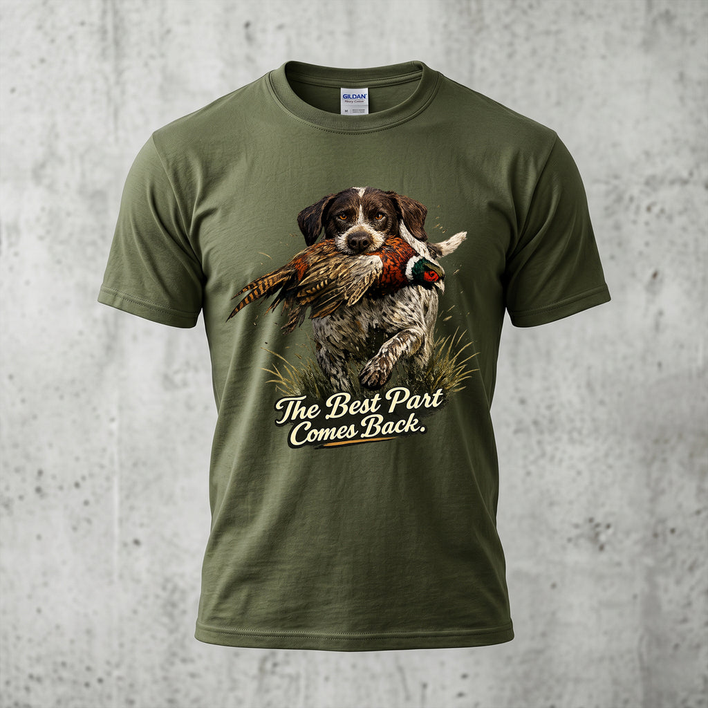 Upland Pheasant Hunting - Outdoor Cotton T-Shirt PHCT1008