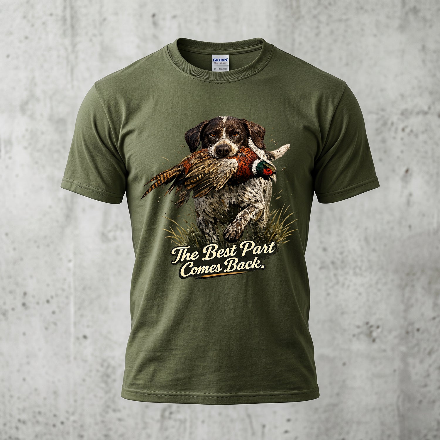 Upland Pheasant Hunting - Outdoor Cotton T-Shirt PHCT1008