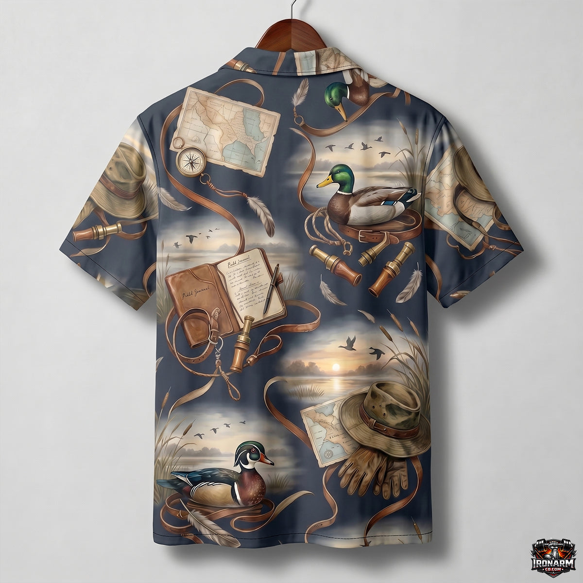 Mallard Paradise Collection - Hawaiian Shirt MPHS1012