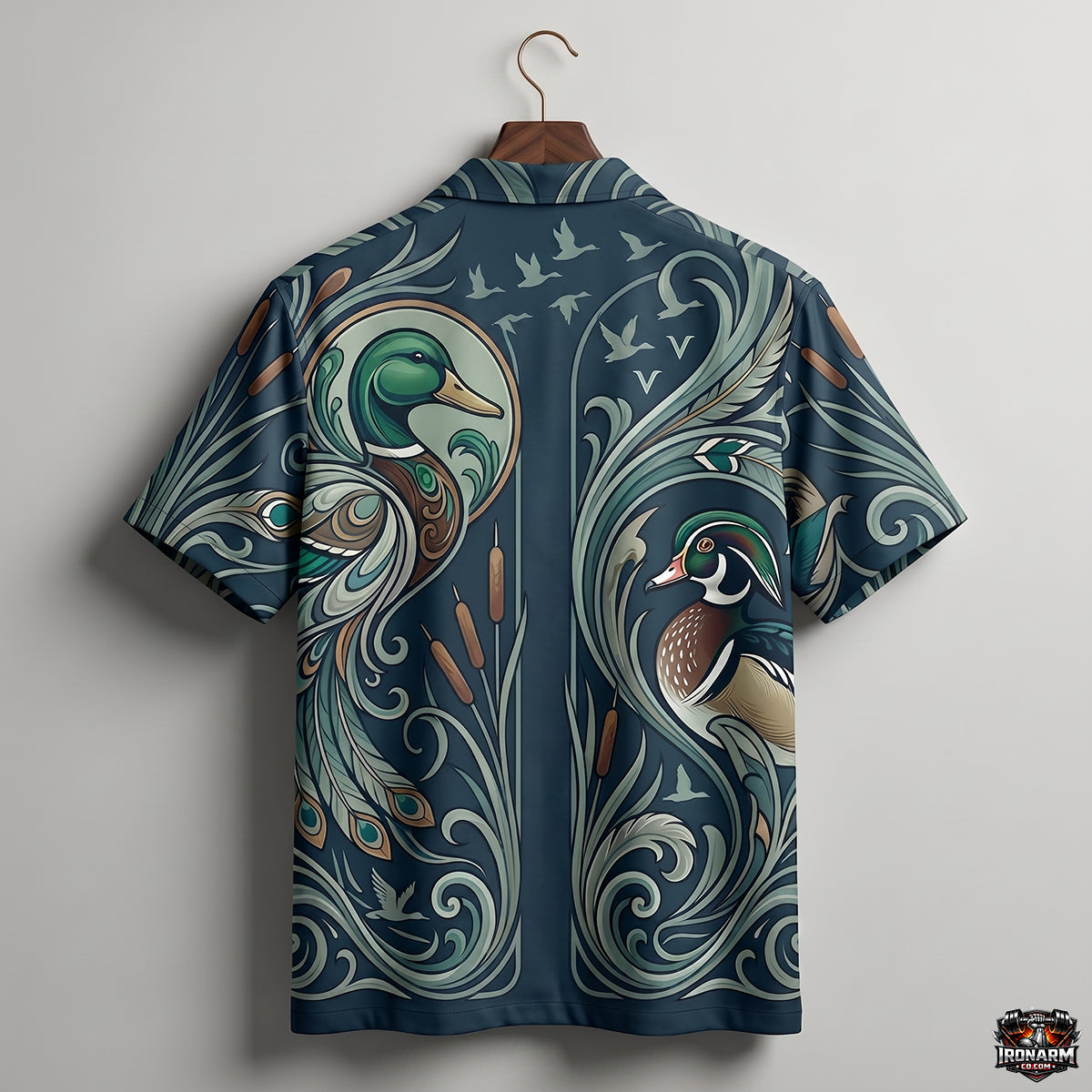 Mallard Paradise Collection - Hawaiian Shirt MPHS1011