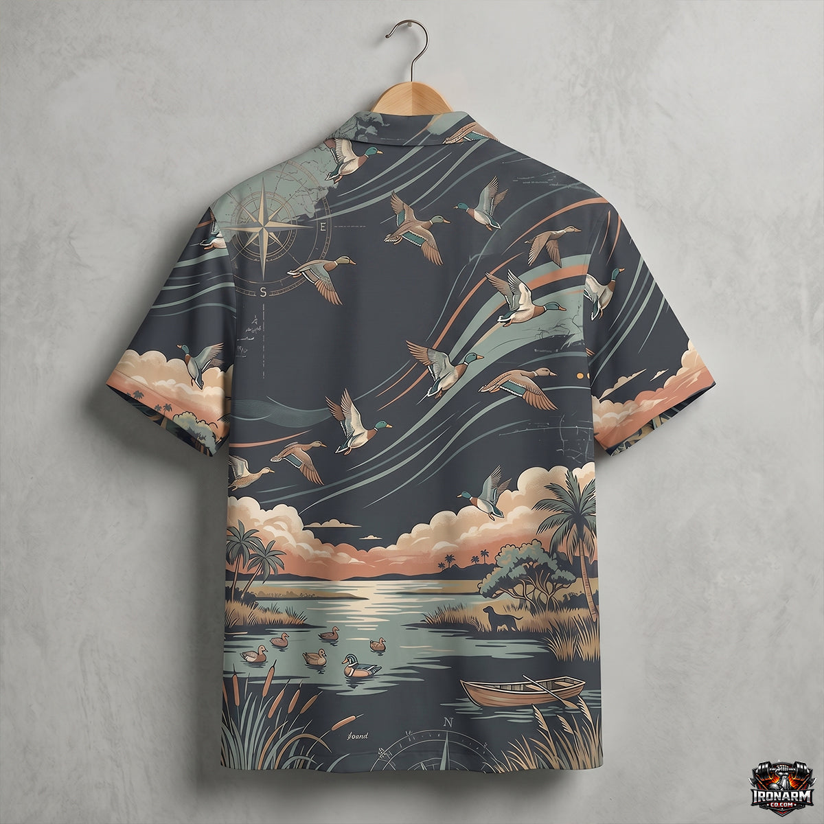 Mallard Paradise Collection - Hawaiian Shirt MPHS1010