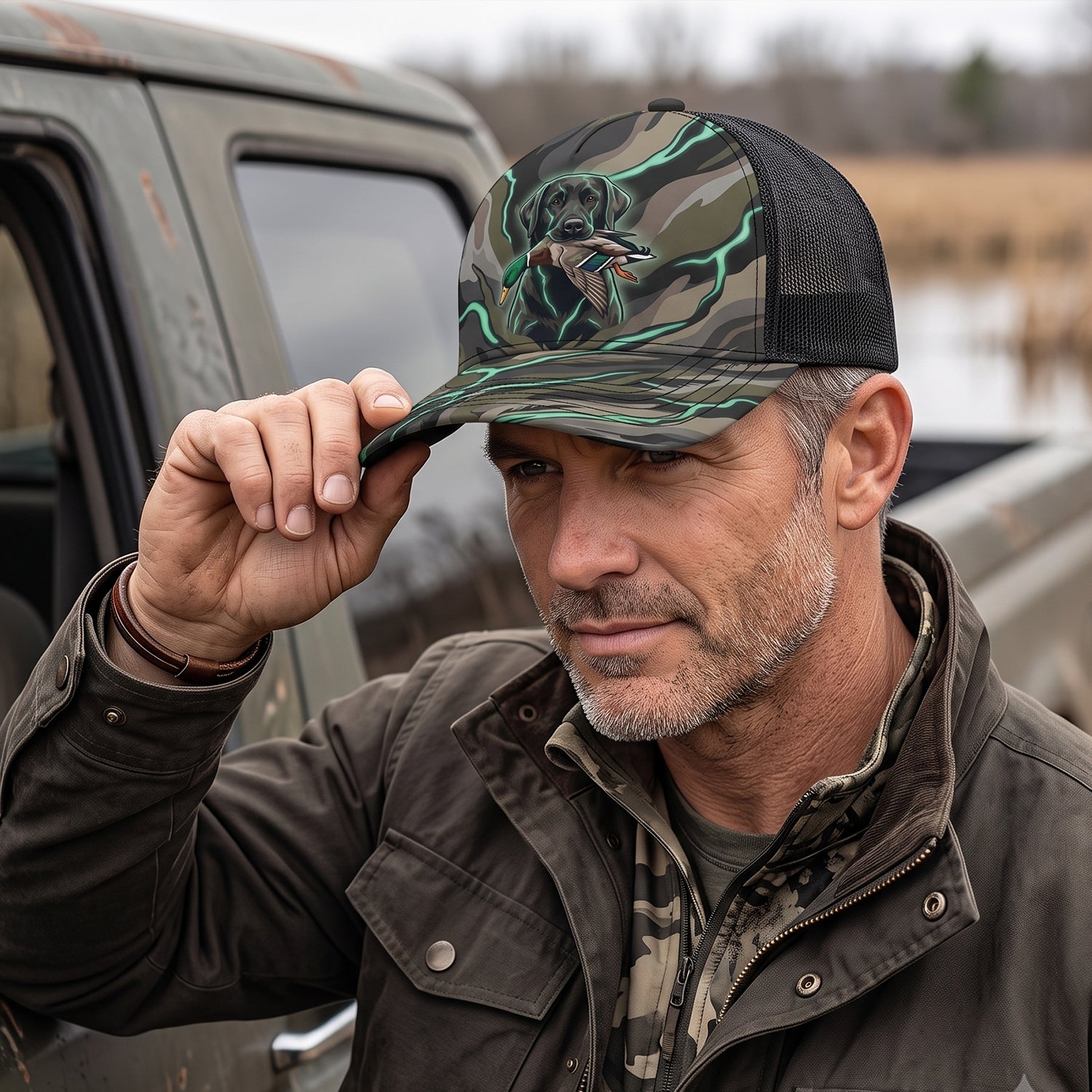 Duck Hunting - Outdoor Mesh Cap DUMC1004