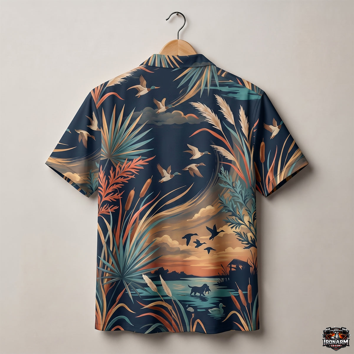 Mallard Paradise Collection - Hawaiian Shirt MPHS1007