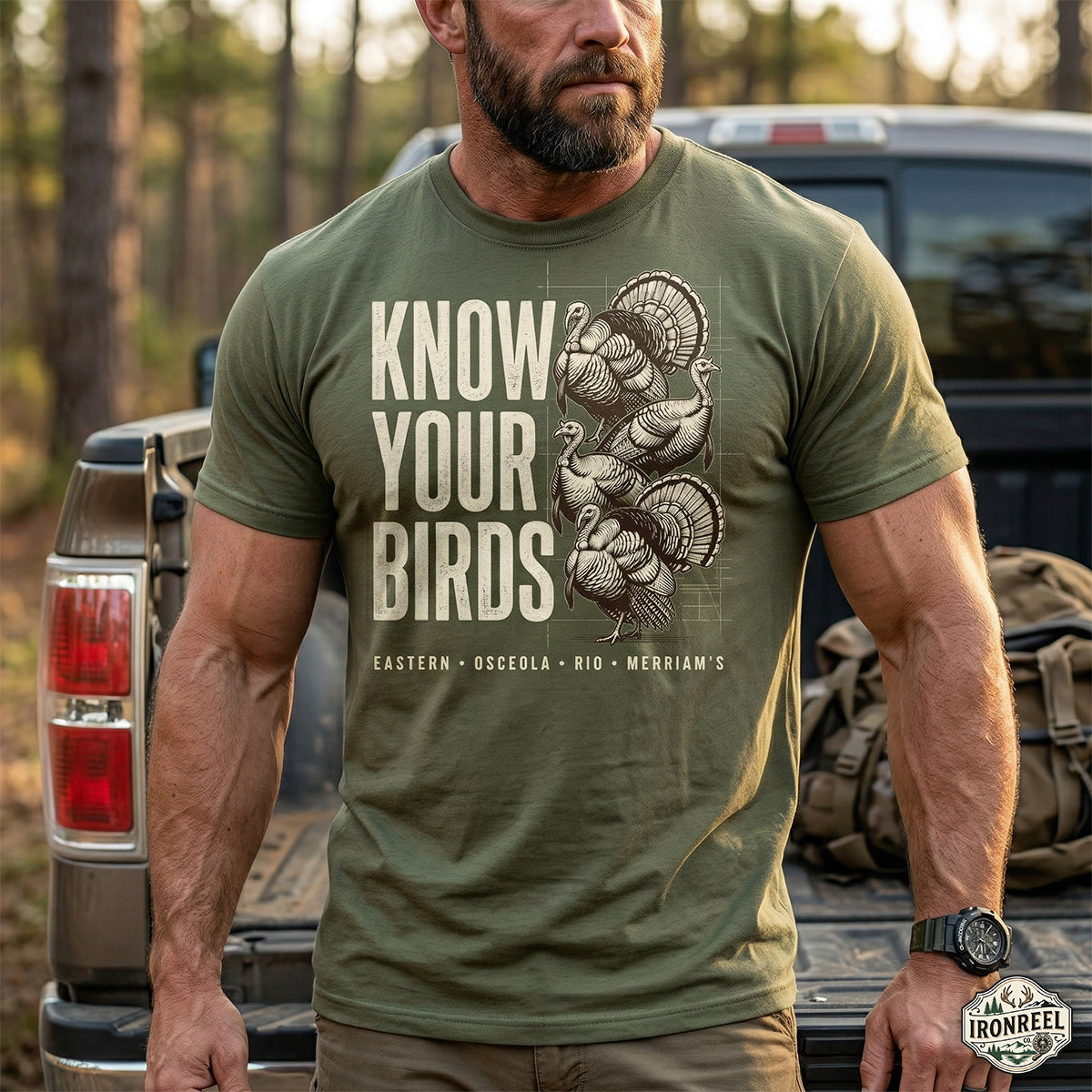 Turkey Hunting - Cotton Hunting T-Shirt TGC-1001