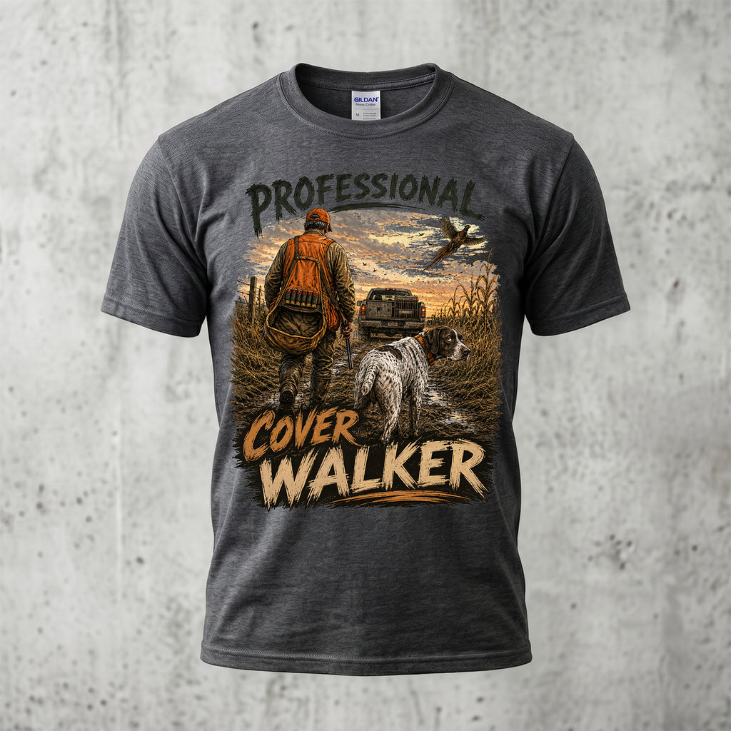 Upland Pheasant Hunting - Outdoor Cotton T-Shirt PHCT1031