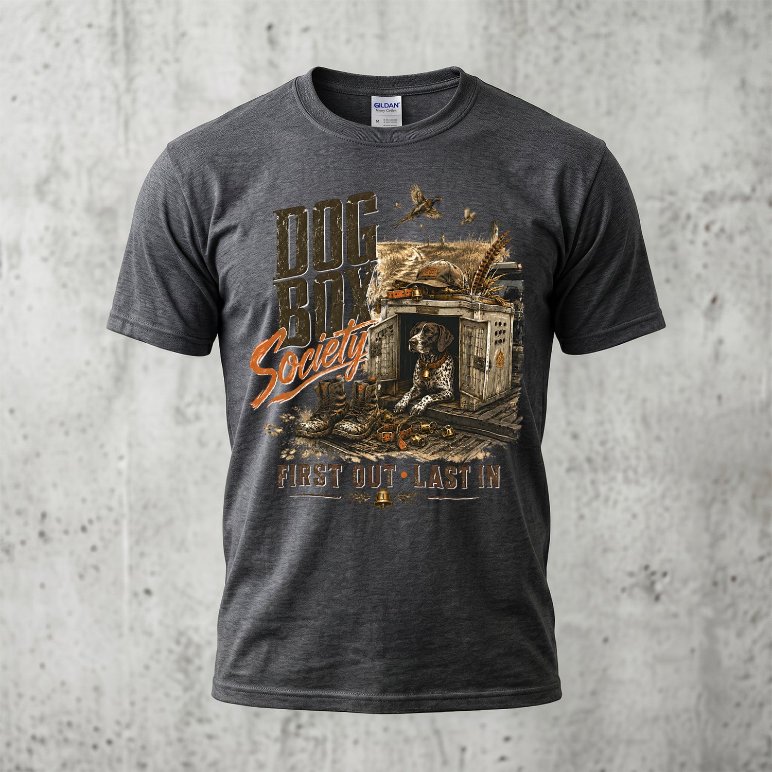 Upland Pheasant Hunting - Outdoor Cotton T-Shirt PHCT1042