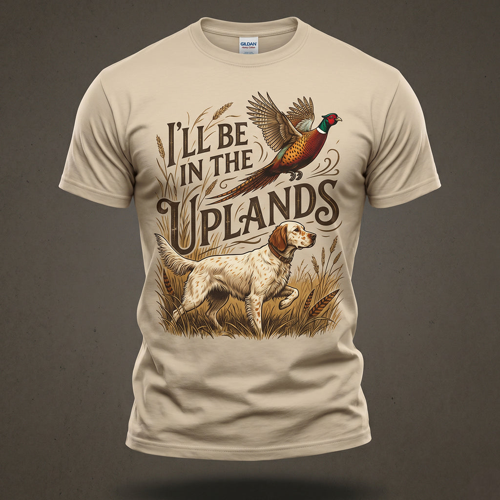 Upland Pheasant Hunting - Outdoor Cotton T-Shirt PHCT1003