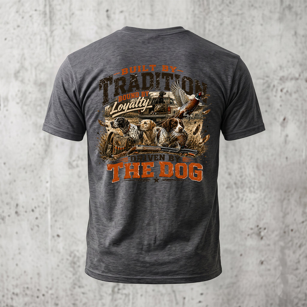 Upland Pheasant Hunting - Back Graphic T-Shirt PHCT1064