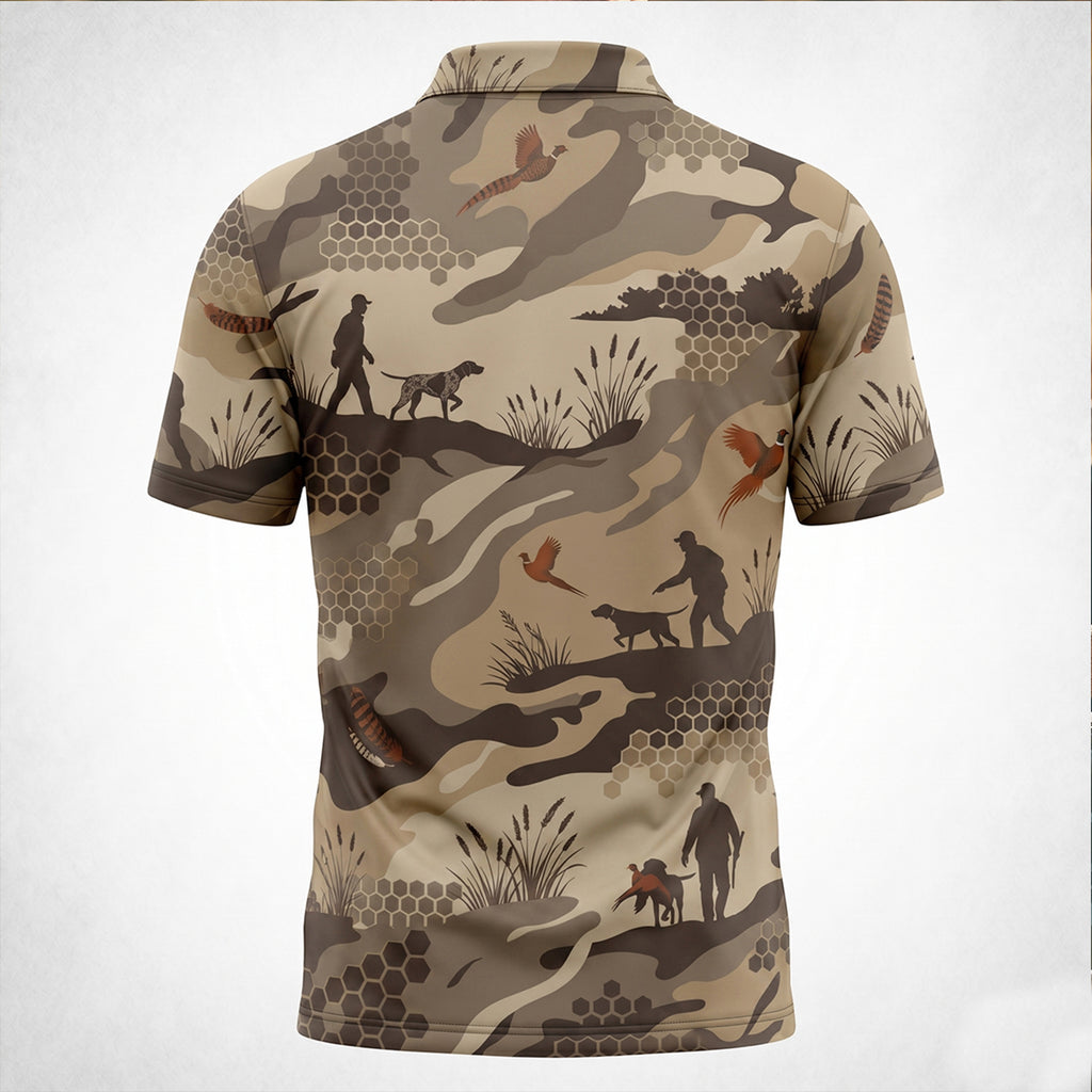 Upland Pheasant Hunting - Polo Shirt PHPL1008