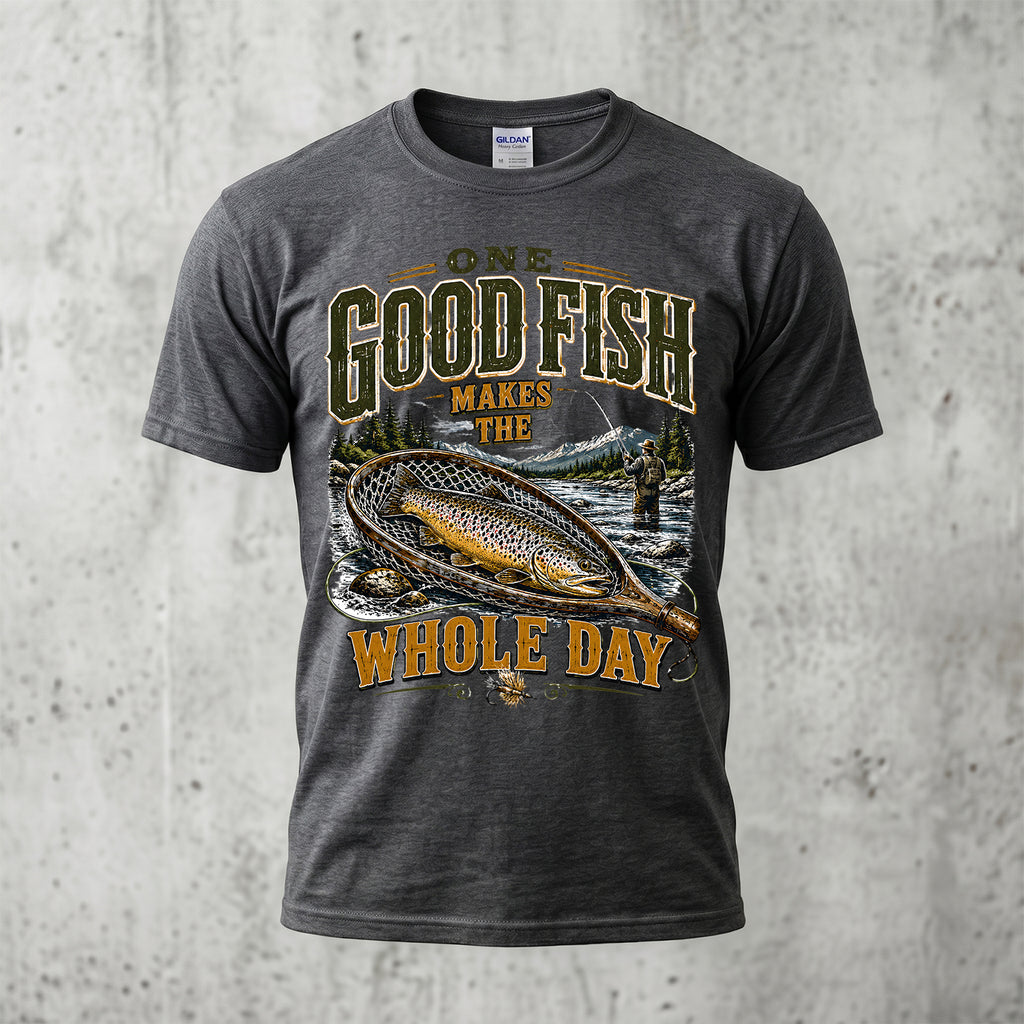 Fly Fishing - Outdoor Cotton T-Shirt FFCT1003