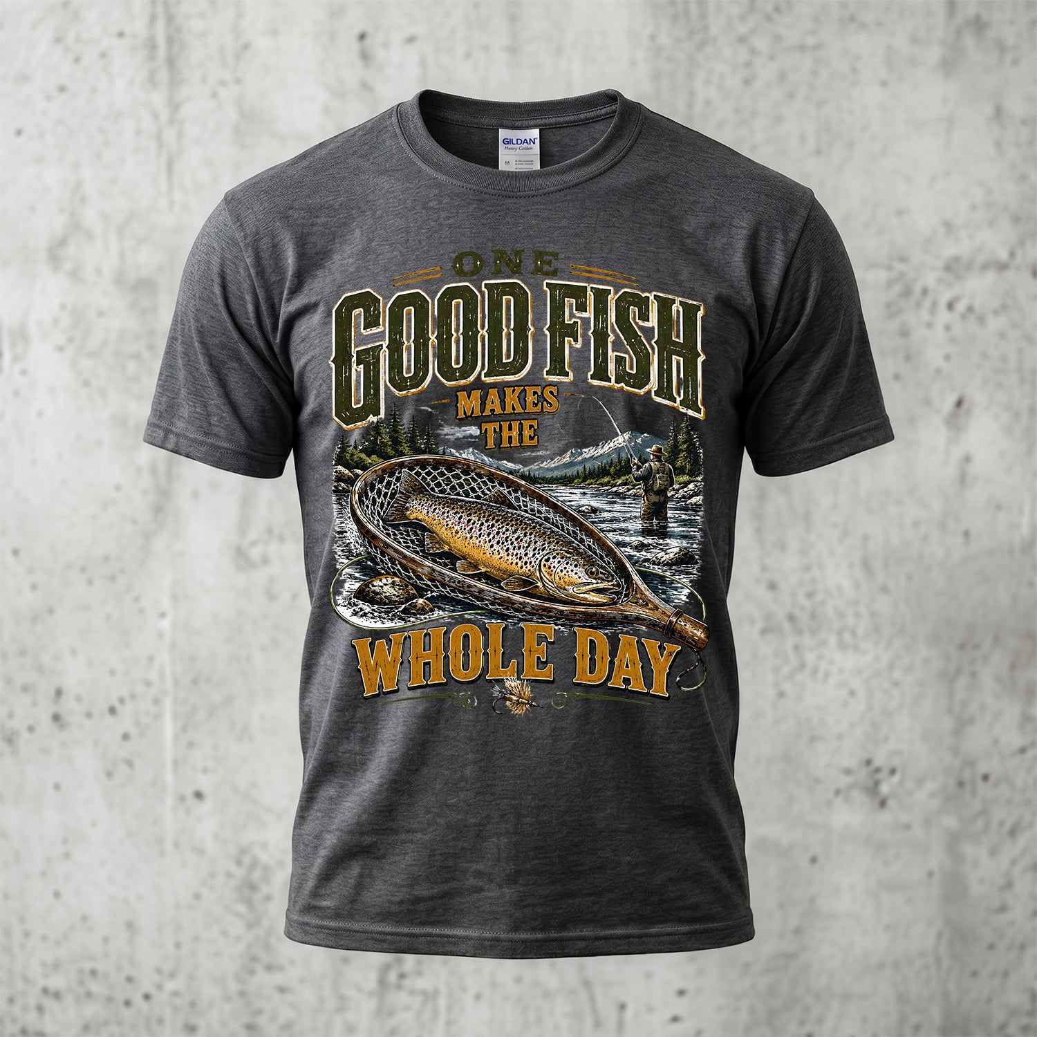 Fly Fishing - Outdoor Cotton T-Shirt FFCT1003