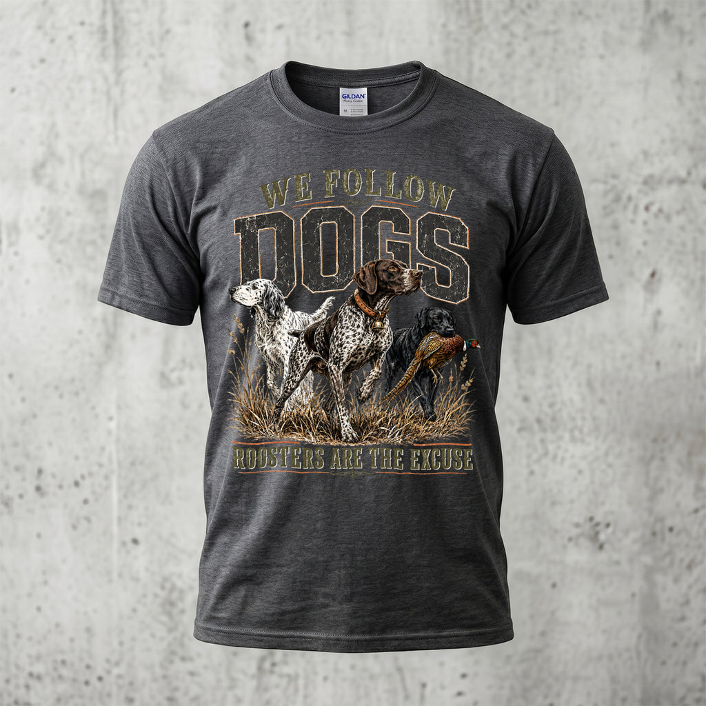 Upland Pheasant Hunting - Outdoor Cotton T-Shirt PHCT1041
