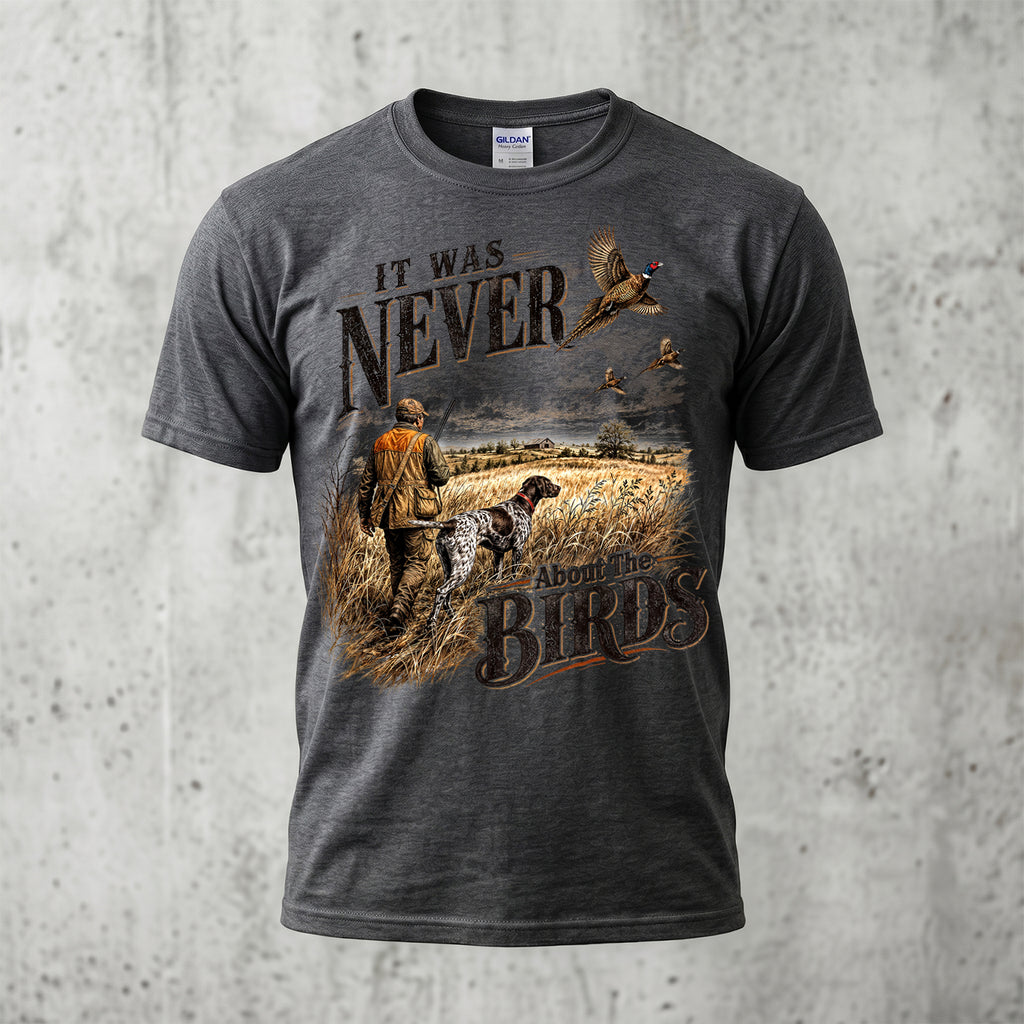 Upland Pheasant Hunting - Outdoor Cotton T-Shirt PHCT1032