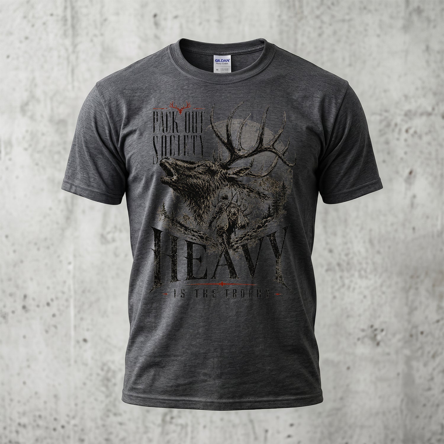 Elk Hunting - Outdoor Cotton T-Shirt EHCT1001