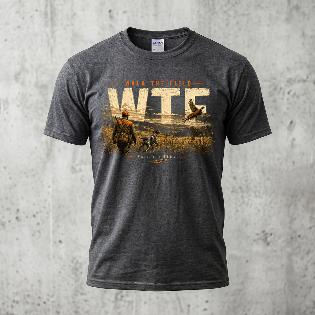 Upland Pheasant Hunting - Outdoor Cotton T-Shirt PHCT1059