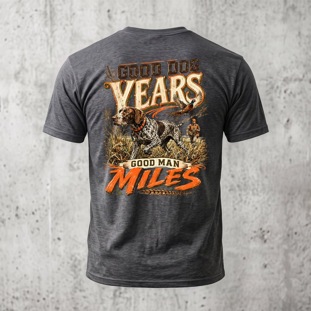 Upland Pheasant Hunting - Back Graphic T-Shirt PHCT1070