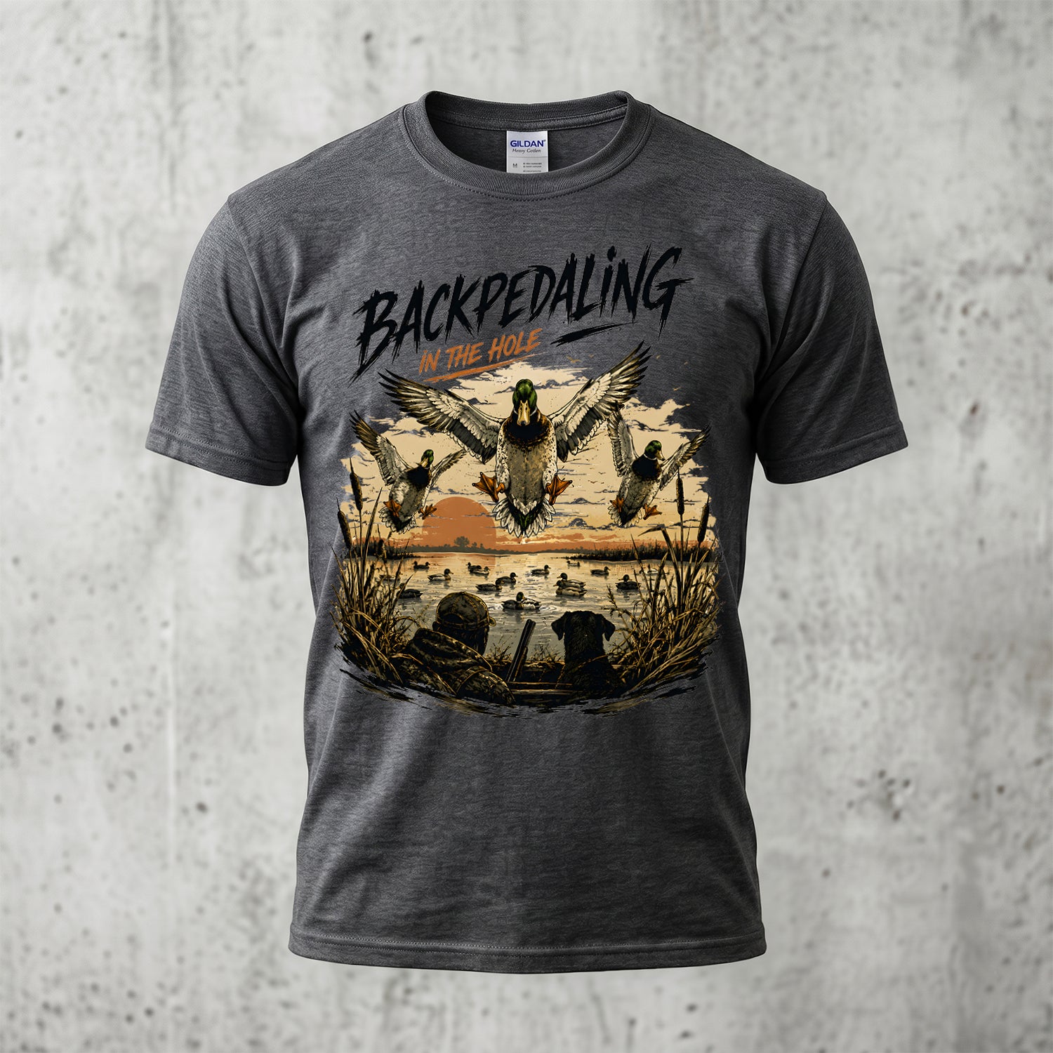 Duck Hunting - Outdoor Cotton T-Shirt DUCT1009