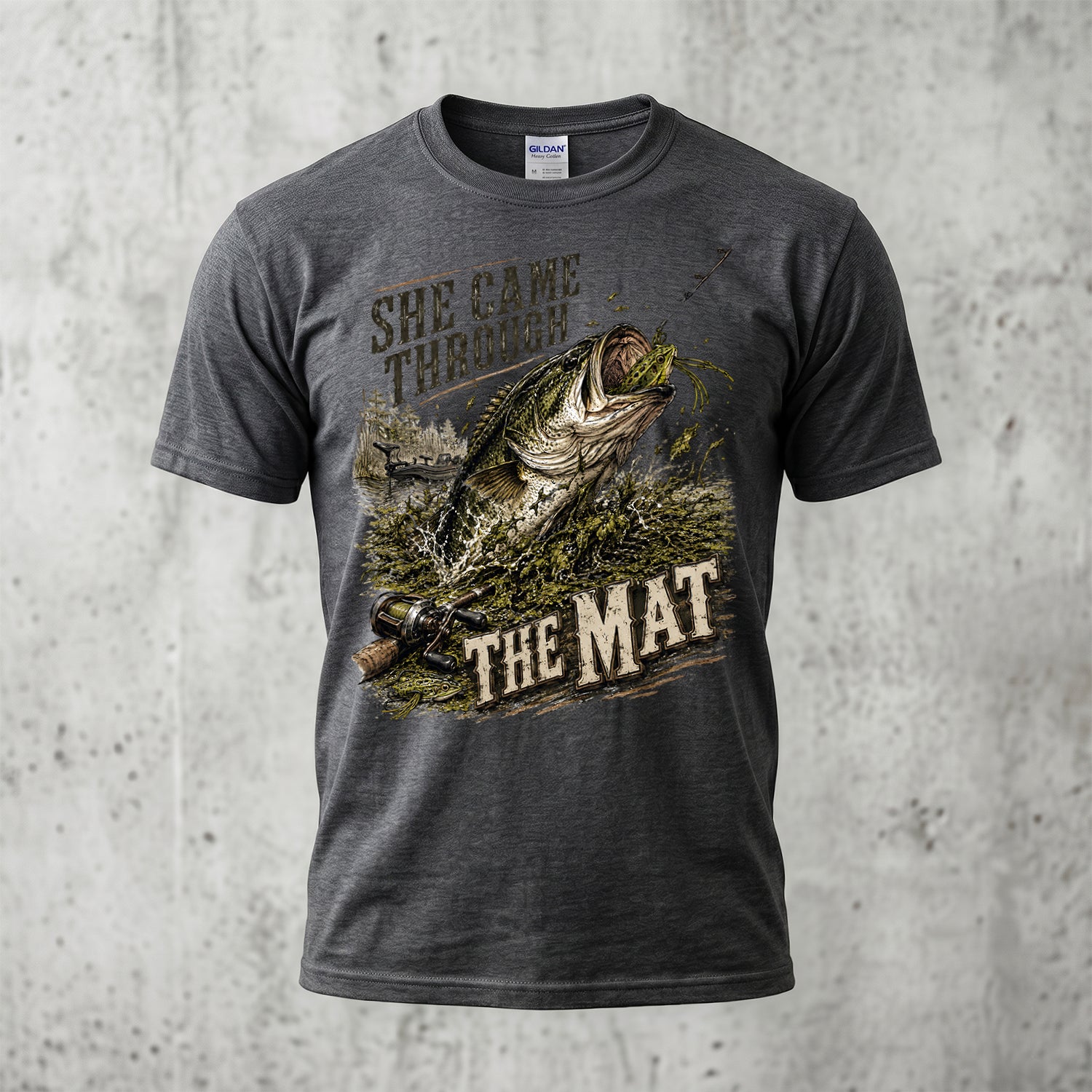 Bass Fishing - Outdoor Cotton T-Shirt BFCT1002
