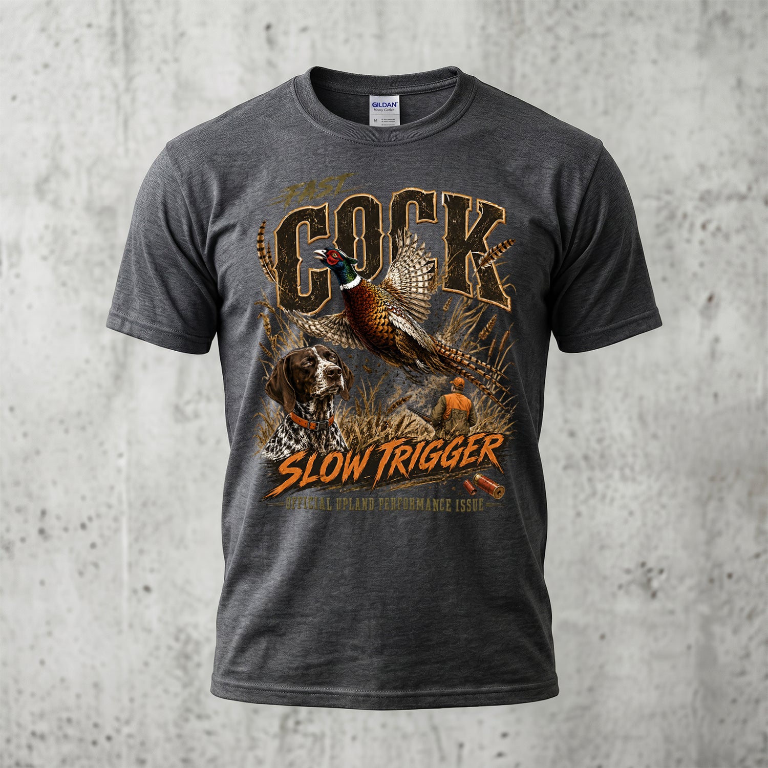 Upland Pheasant Hunting - Outdoor Cotton T-Shirt PHCT1058