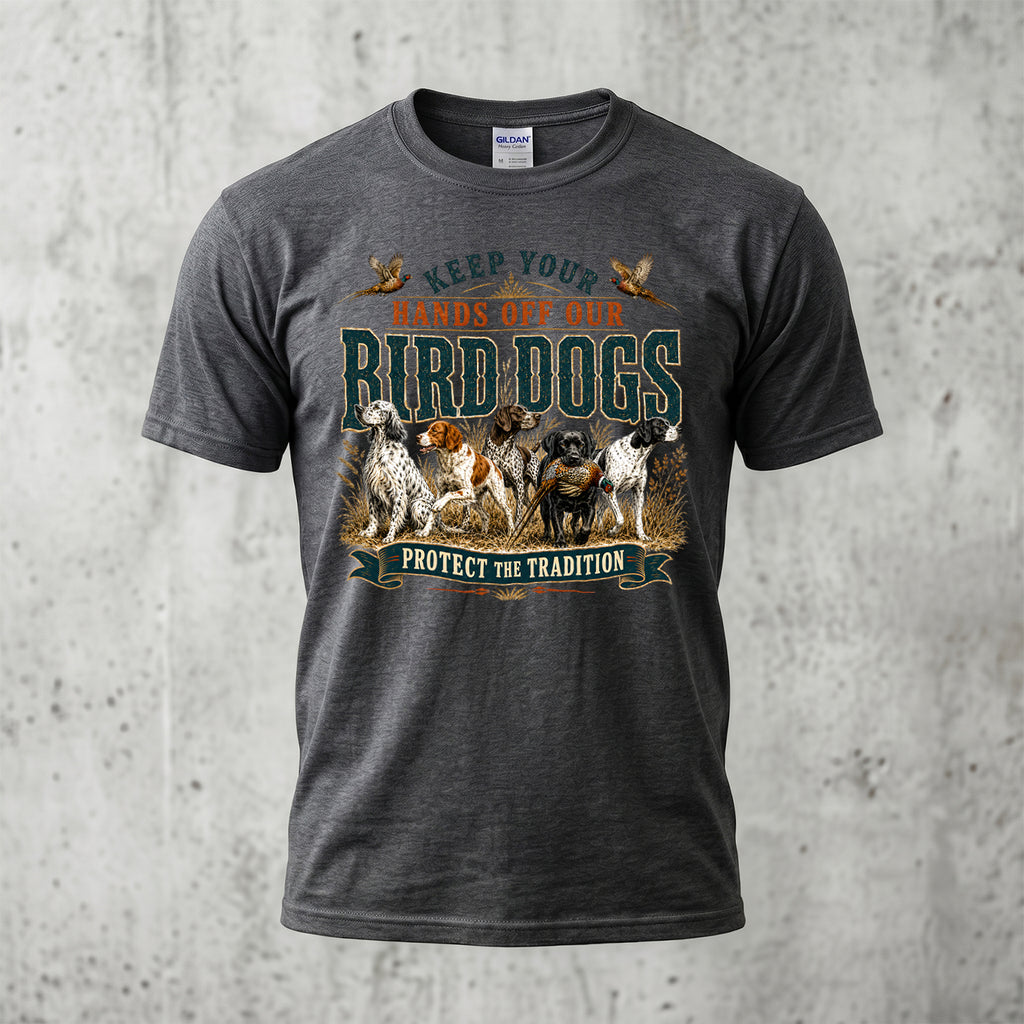 Upland Pheasant Hunting - Outdoor Cotton T-Shirt PHCT1063