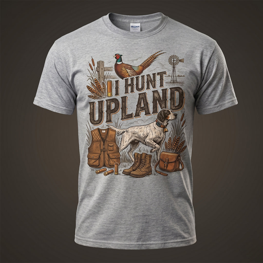 Upland Pheasant Hunting - Outdoor Cotton T-Shirt PHCT1002