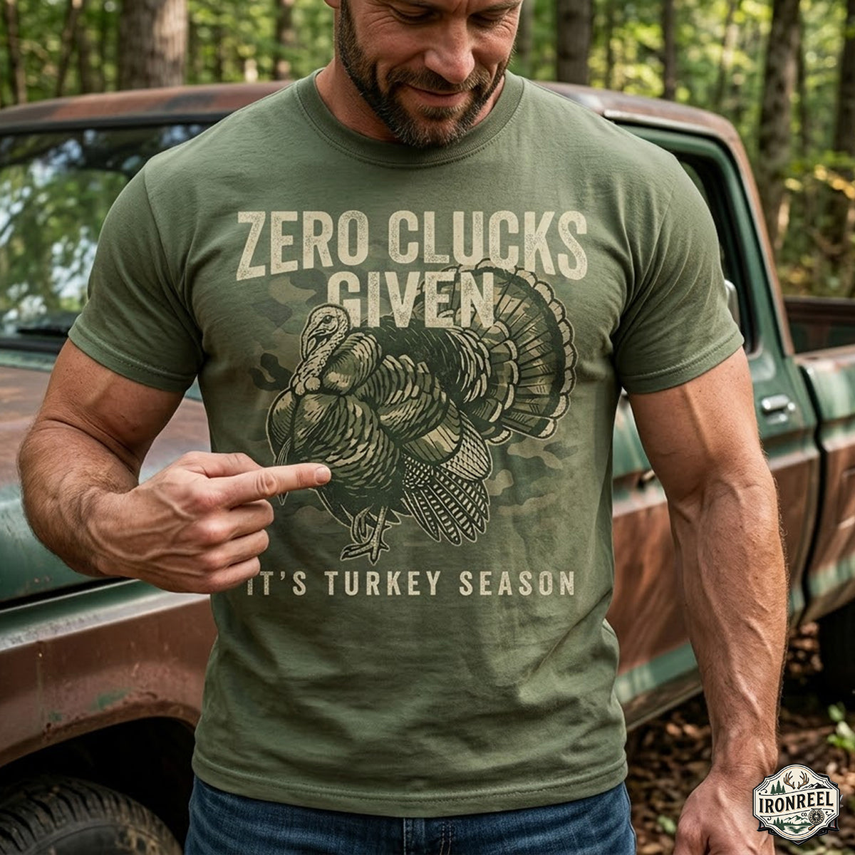 Turkey Hunting - Cotton Hunting T-Shirt TGC-1011
