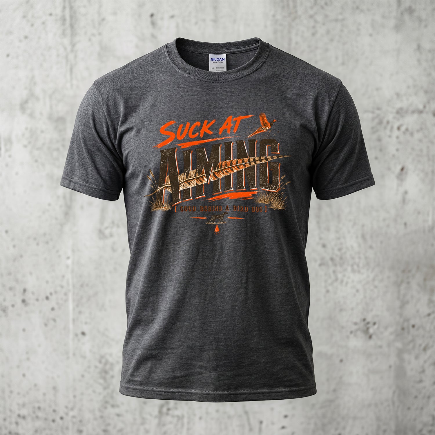Upland Pheasant Hunting - Outdoor Cotton T-Shirt PHCT1066