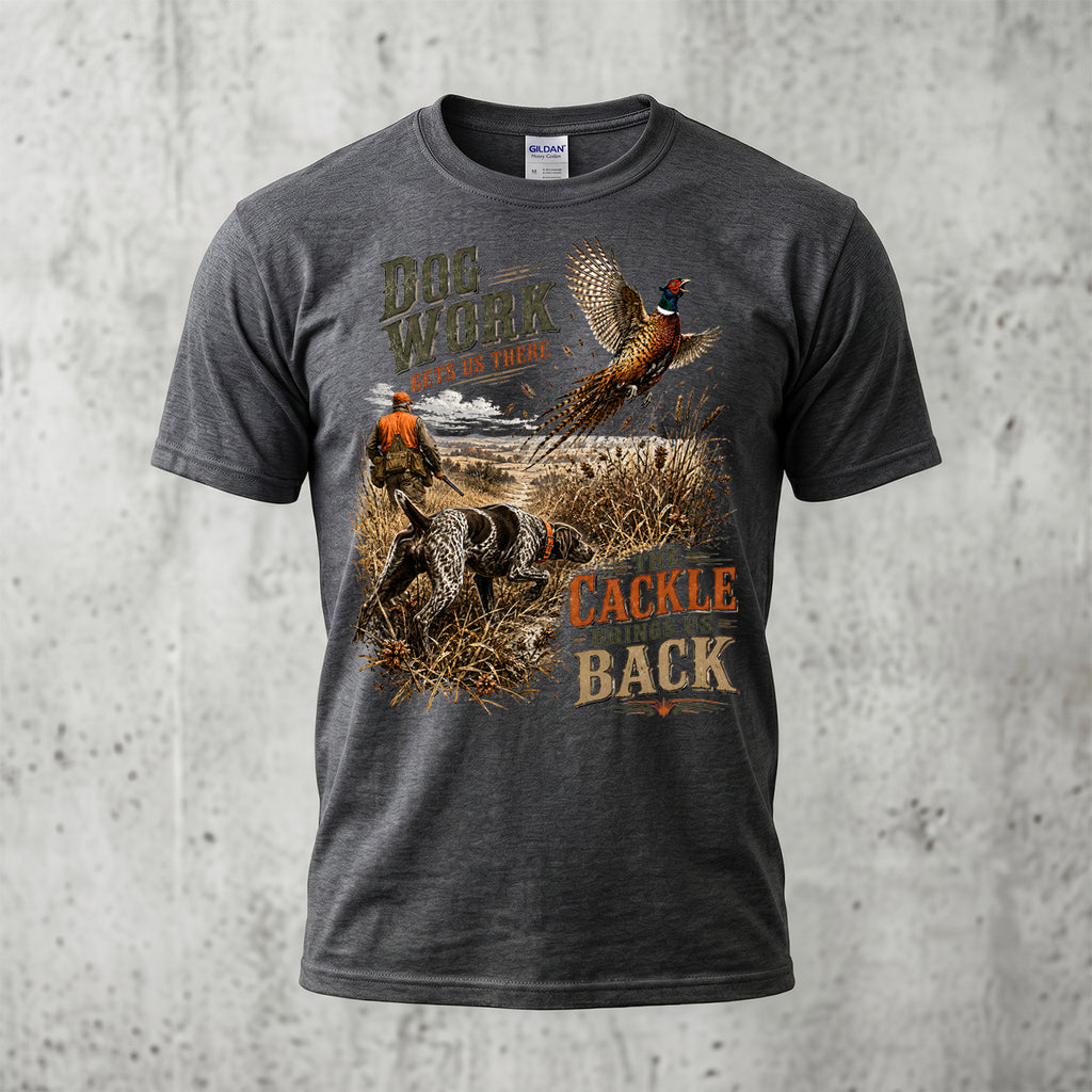 Upland Pheasant Hunting - Outdoor Cotton T-Shirt PHCT1035