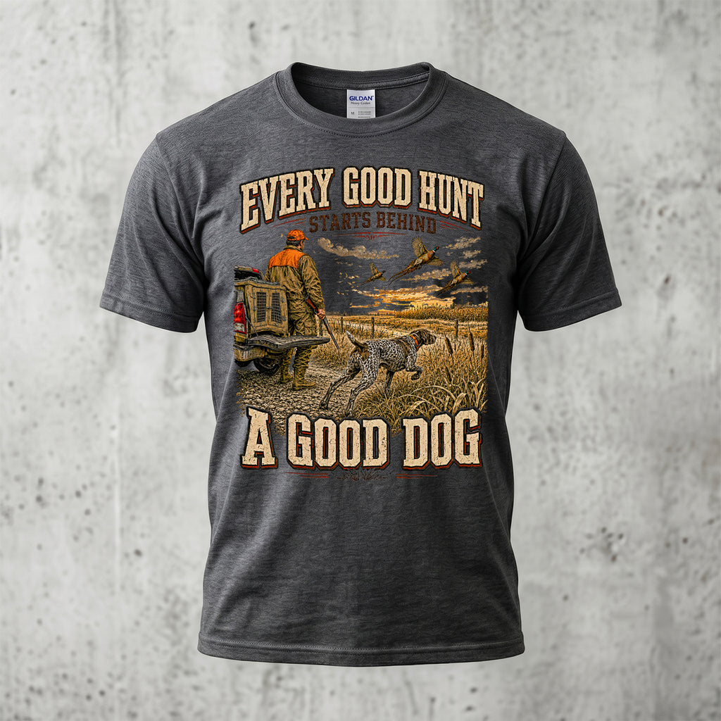 Upland Pheasant Hunting - Outdoor Cotton T-Shirt PHCT1037