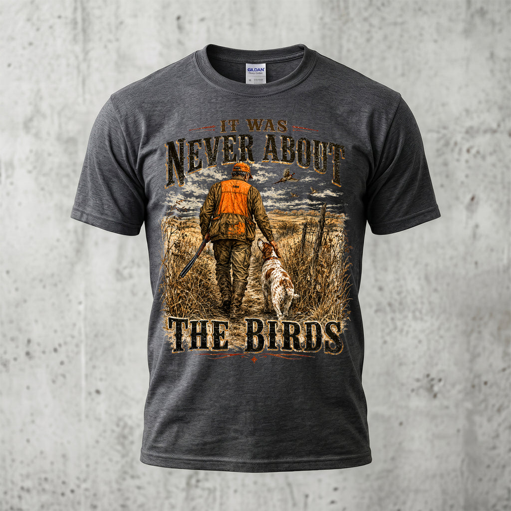 Upland Pheasant Hunting - Outdoor Cotton T-Shirt PHCT1033