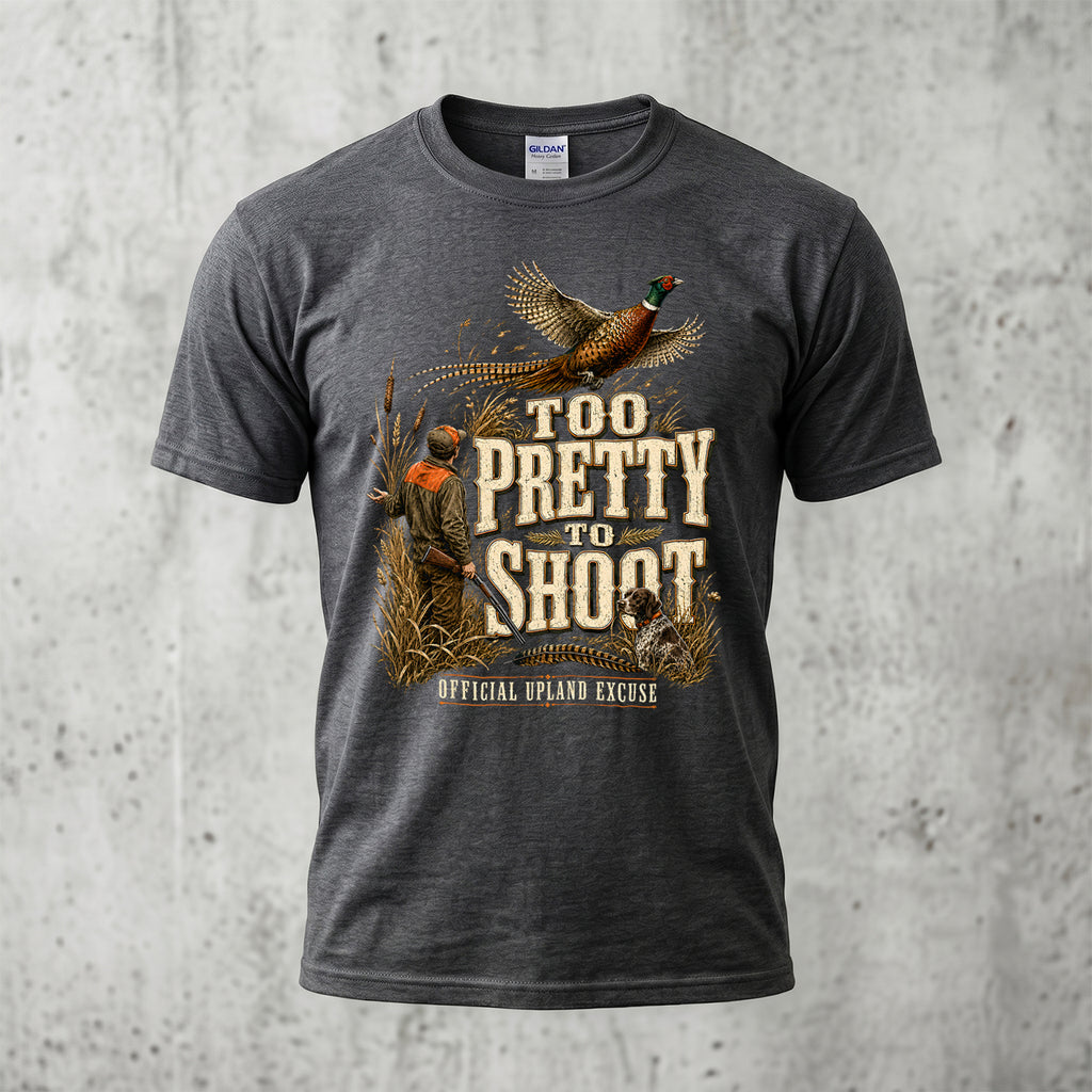 Upland Pheasant Hunting - Outdoor Cotton T-Shirt PHCT1056