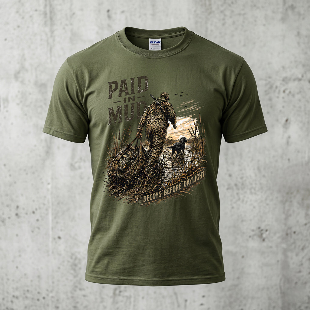Duck Hunting - Outdoor Cotton T-Shirt DUCT1002