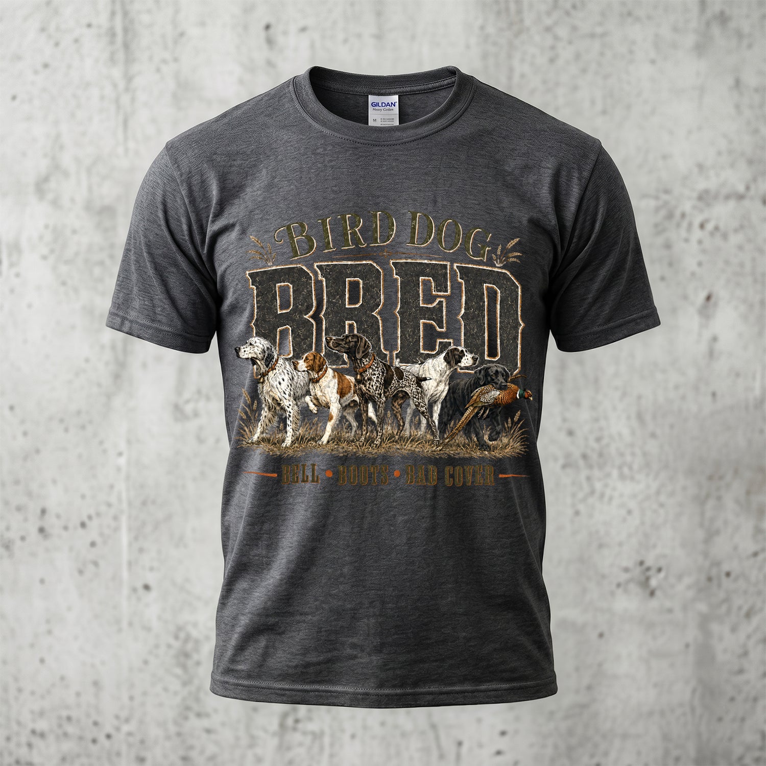 Upland Pheasant Hunting - Outdoor Cotton T-Shirt PHCT1040