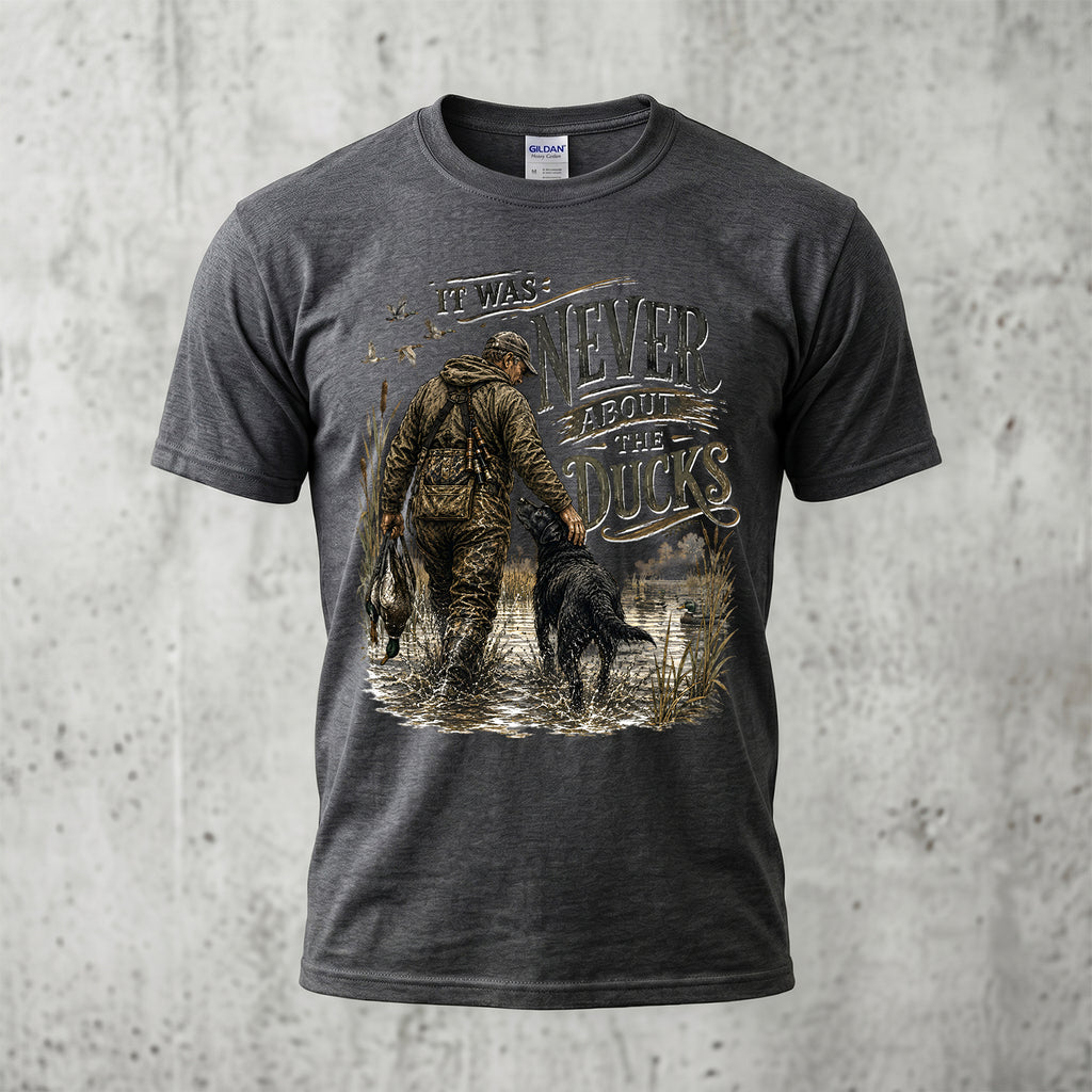 Duck Hunting - Outdoor Cotton T-Shirt DUCT1007