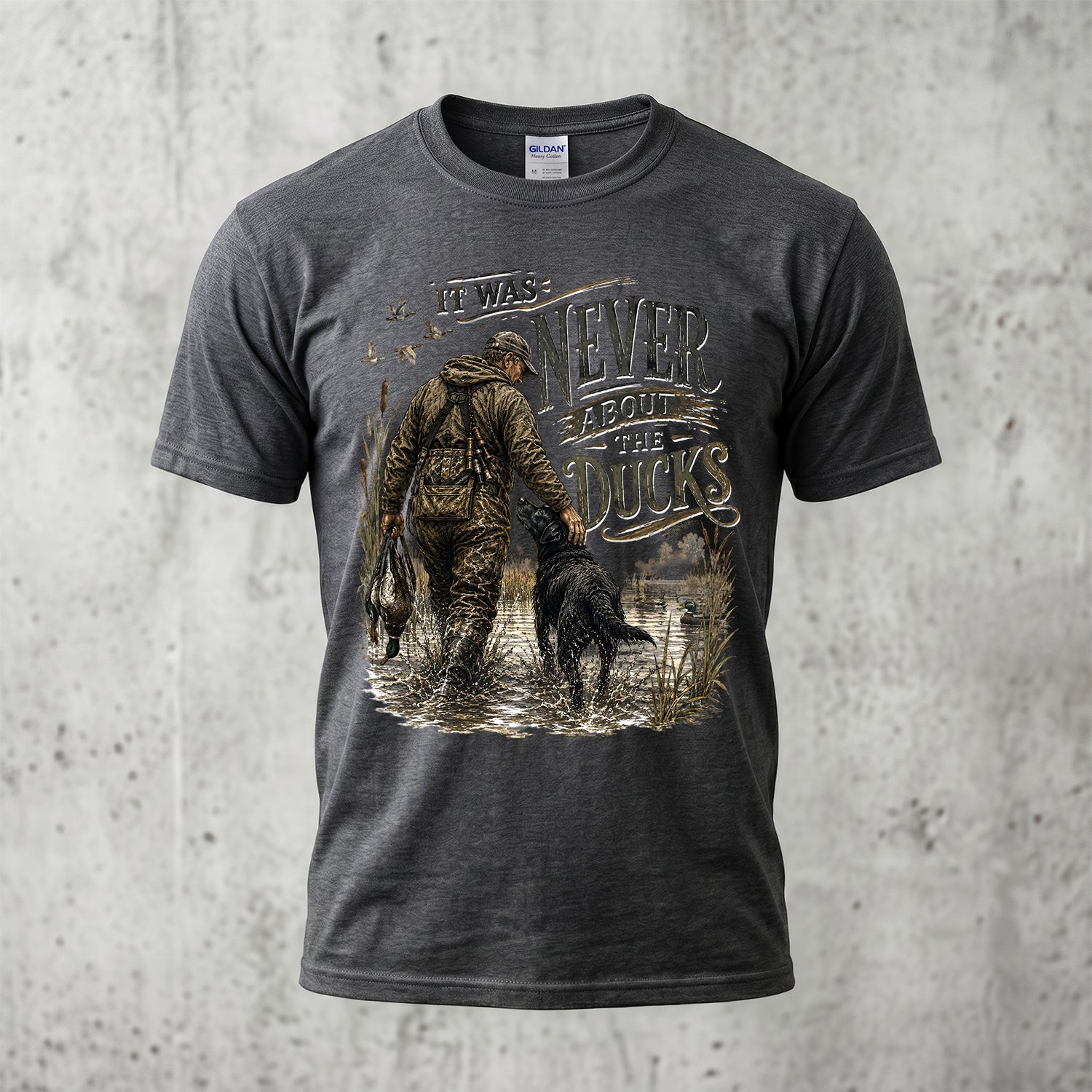 Duck Hunting - Outdoor Cotton T-Shirt DUCT1007