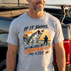 Fly Fishing Tarpon - Outdoor Cotton T-Shirt FFTCT1001