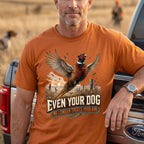 Upland Pheasant Hunting - Outdoor Cotton T-Shirt PHCT1077