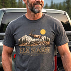 Elk Hunting - Outdoor Cotton T-Shirt EHCT1013
