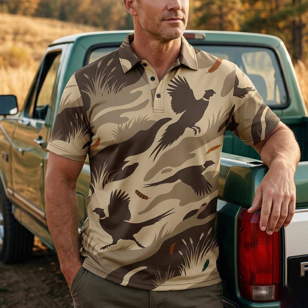 Upland Pheasant Hunting - Polo Shirt PHPL1007
