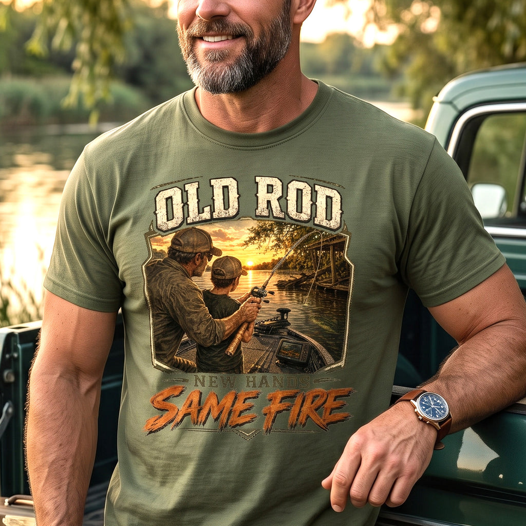 Bass Fishing - Outdoor Cotton T-Shirt BFCT1006