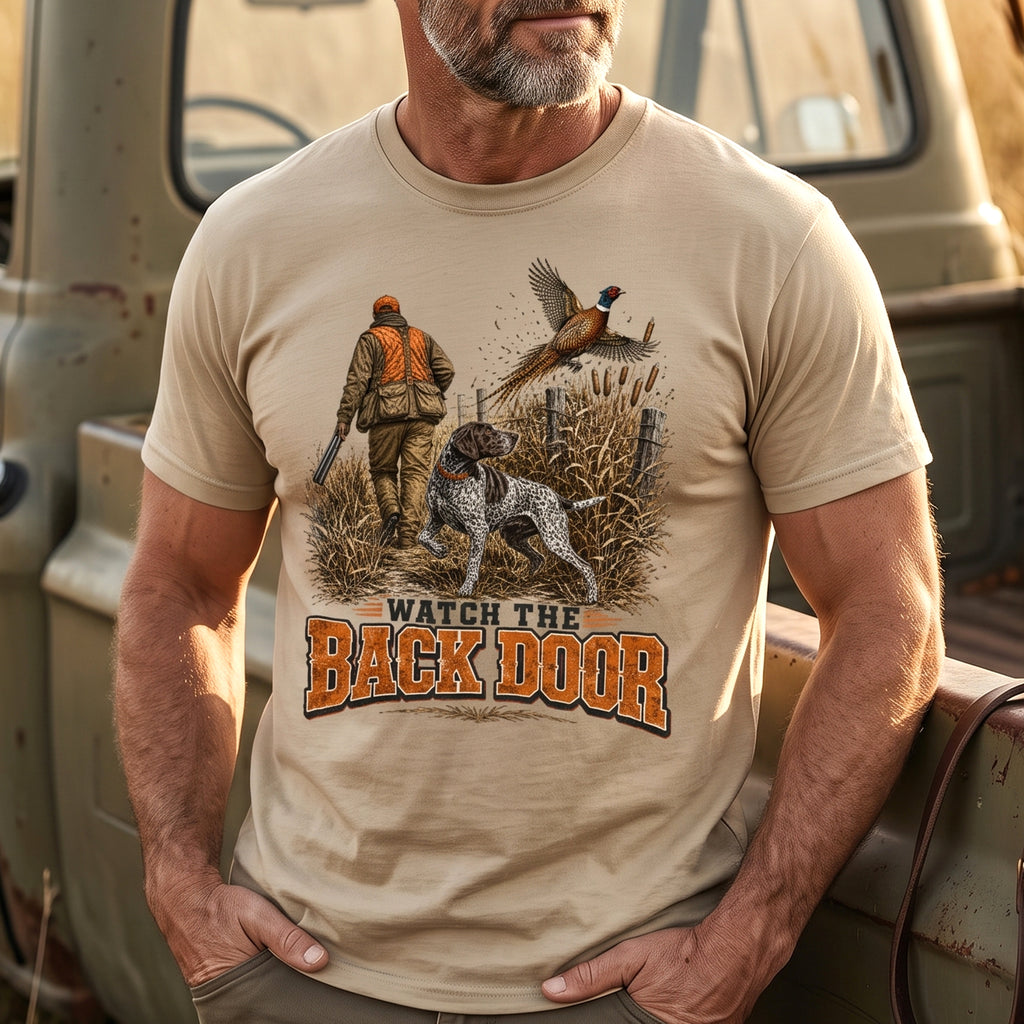 Upland Pheasant Hunting - Outdoor Cotton T-Shirt PHCT1034