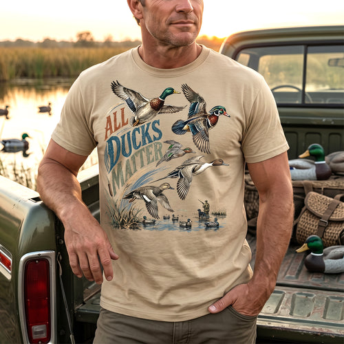 Duck Hunting - Outdoor Cotton T-Shirt DUCT1008