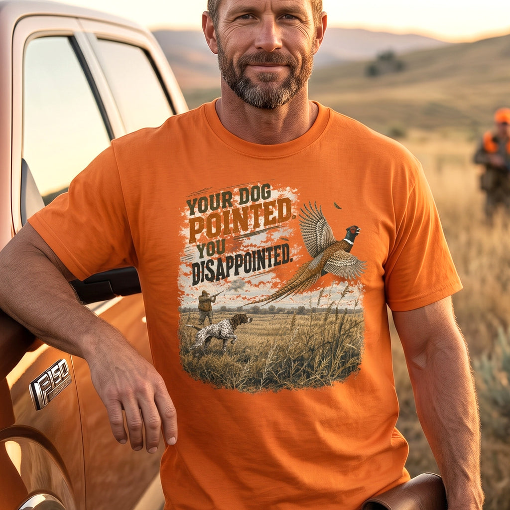 Upland Pheasant Hunting - Outdoor Cotton T-Shirt PHCT1081
